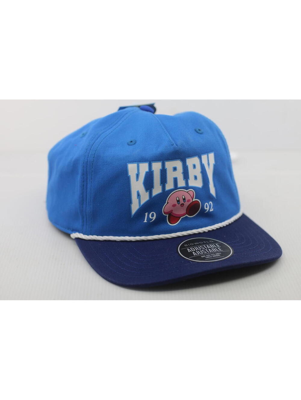 Nintendo Kirby 1992 Adjustable Snapback Cap – Bioworld Blue